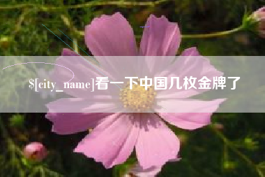 广西看一下中国几枚金牌了