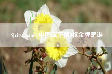广西中国拿下第9枚金牌是谁