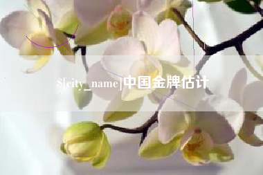 广西中国金牌估计