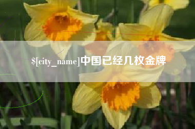 广西中国已经几枚金牌