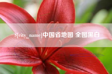 广西中国省地图 全图黑白