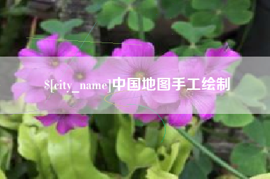 广西中国地图手工绘制