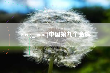 广西中国第九个金牌