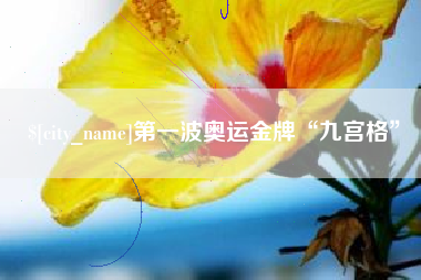 广西第一波奥运金牌“九宫格”