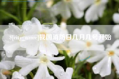 广西我国消防日几月几号开始