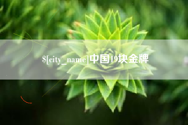 广西中国19块金牌