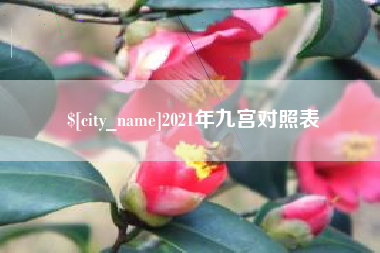 广西2021年九宫对照表
