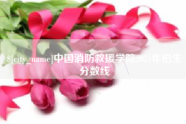 广西中国消防救援学院2021年招生分数线