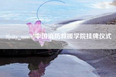 广西中国消防救援学院挂牌仪式