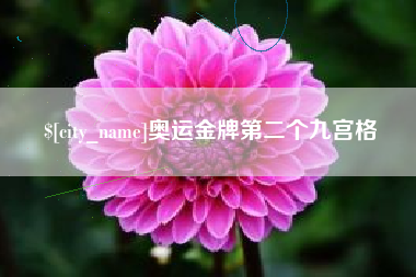 广西奥运金牌第二个九宫格