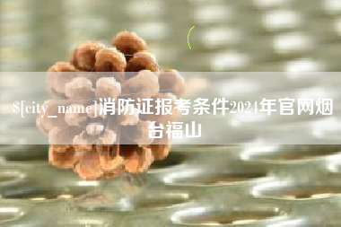 广西消防证报考条件2024年官网烟台福山